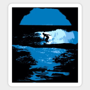 Shadow Surfer Sticker